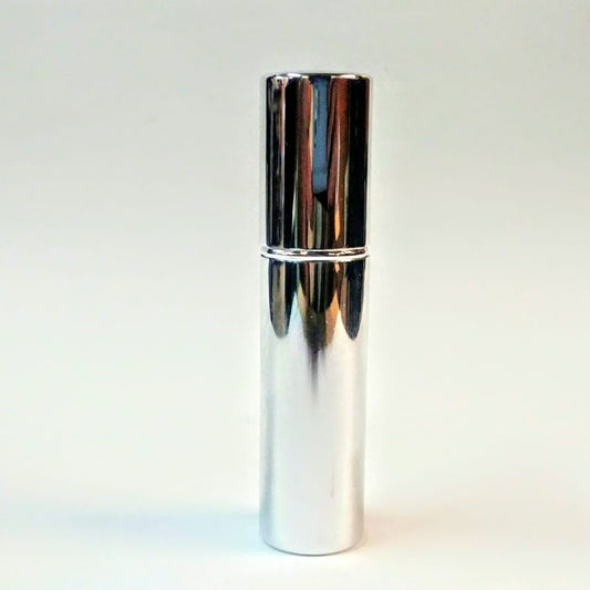 Frasco pulverizador Perfume Alumínio  Cor Prata 8ml