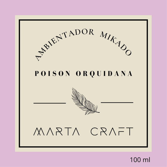 Ambientador Mikado - Poison Orquidana - 100 ml