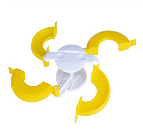 RETRO047 – Um conjunto de 4 pares de plástico pompom ferramentas de costura lã