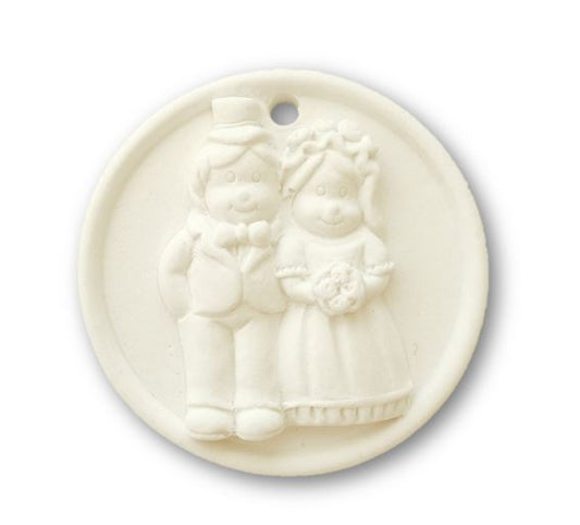 NA018MS - Placa Noivos, Casamento - Molde de Silicone