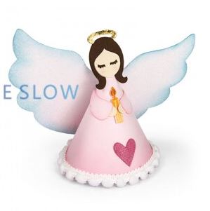 RL024 - Cone Anjo 3D - Metal Die Cut