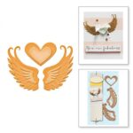 RL031 - Set Asas + Coração - Metal Die Cut