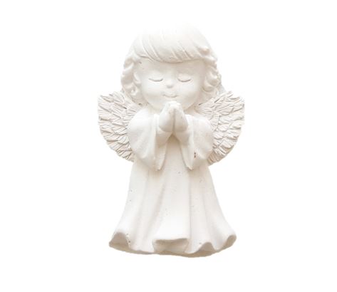 NA031MS - Menino / Menina Anjo Rezar - Molde de Silicone