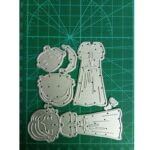 RL033 - Menino e Menina a Rezar - Metal Die Cut