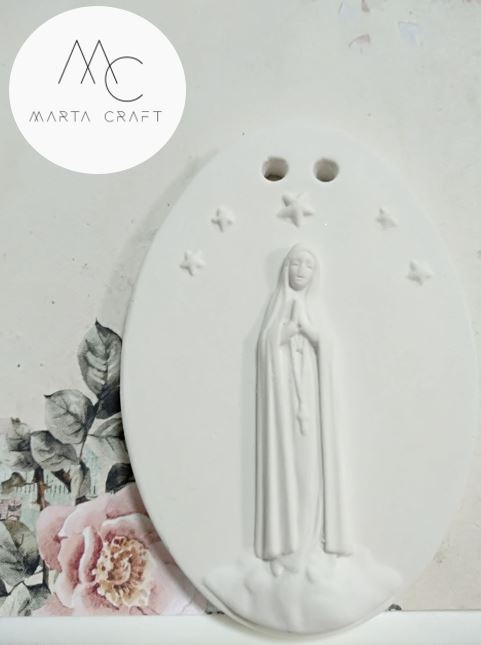 NA038MS- Patela da Virgem - Nossa Senhora -Molde de Silicone