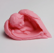 NA045MS - Anjo Asas 3D sabonete  molde de silicone