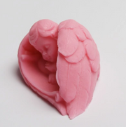 NA045MS - Anjo Asas 3D sabonete  molde de silicone