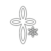 RL053 - Set Cruz + Flor - Metal Die Cut