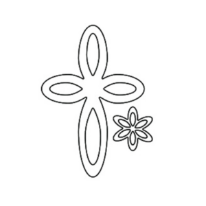 RL053 - Set Cruz + Flor - Metal Die Cut