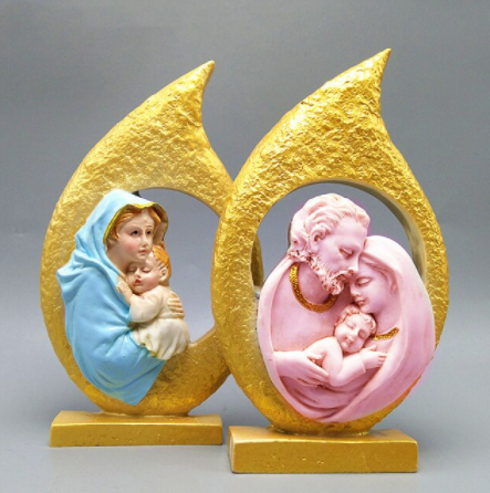 NA055MS -Sagrada Familia / Mãe e Filho, Religioso - molde de silicone