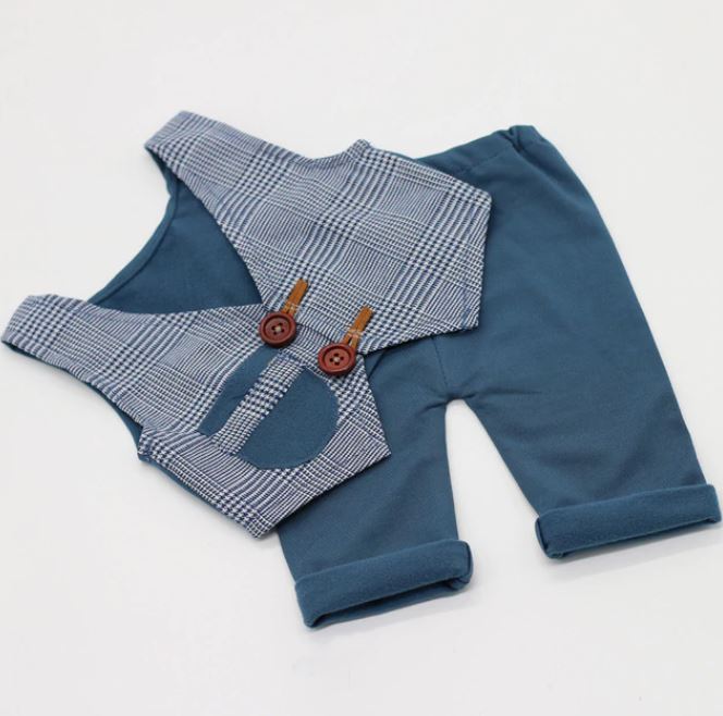 RN005 – Azul – Recém-nascidos fotografia roupas adereços bebê menino