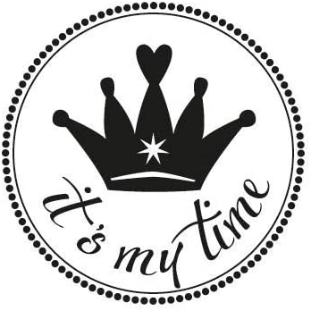 RAYHER 29046000 – Carimbo Selo it´s my time , 3cm ø