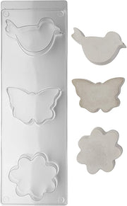 Rayher 36072000 Molde Carcaça : pássaro, borboleta, flor,Tamanho do motivo aprox. 6-8 cm