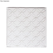 Rayher 36093000 Prato de bússola de alívio 11x11cm, aba-saco 1pç