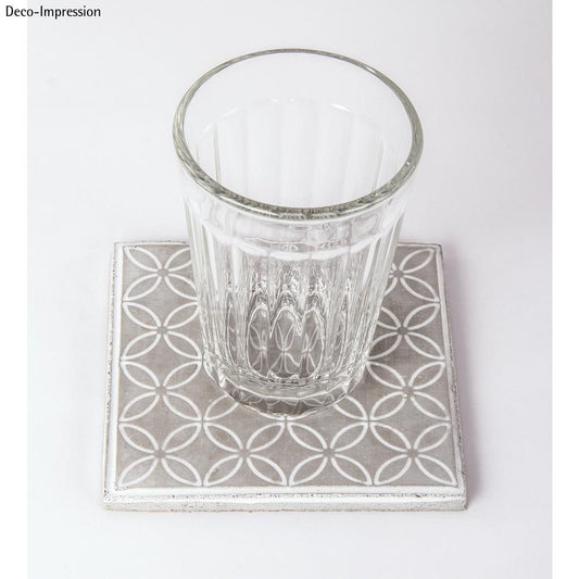 Rayher 36093000 Prato de bússola de alívio 11x11cm, aba-saco 1pç