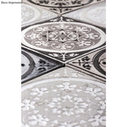 Rayher 36094000 Mandala de placa de derramamento de alívio 11x11cm, aba-saco 1pç