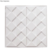 Rayher 36092000 Losango placa derramando alívio 11x11cm, aba-saco 1pç