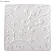 Rayher 36095000 Ornamento de derramamento de alívio 11x11cm, aba-saco 1pç