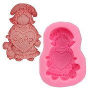 S002MS - Menina 3D Sabão Sabonete