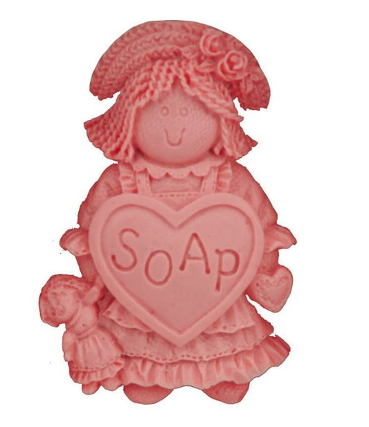 S002MS - Menina 3D Sabão Sabonete