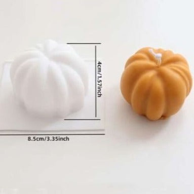 V003MS - Molde -Velas -Forma Abóbora