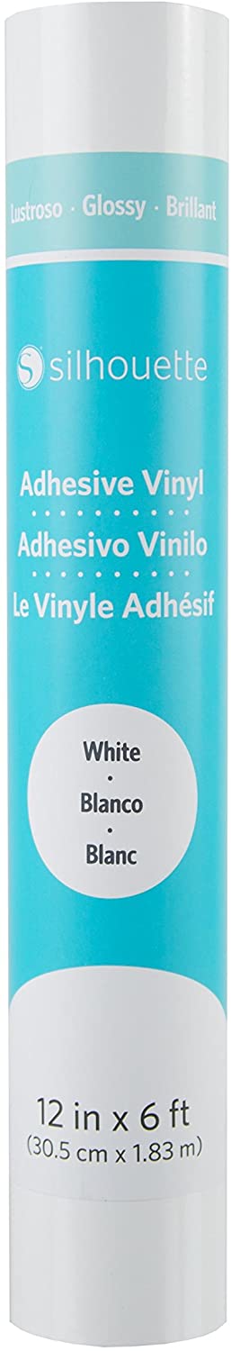 ROLO DE VINIL BRANCO BRILHANTE 0.305×1.83MT.