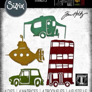 Sizzix 665220 - Transportes - Metal Die Cut