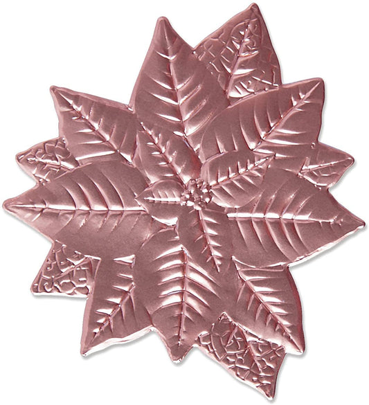 SIZ 665354 - Textura Embossing - Pasta de relevo Sizzix 3D Folder-Poinsettia por Kath Breen,