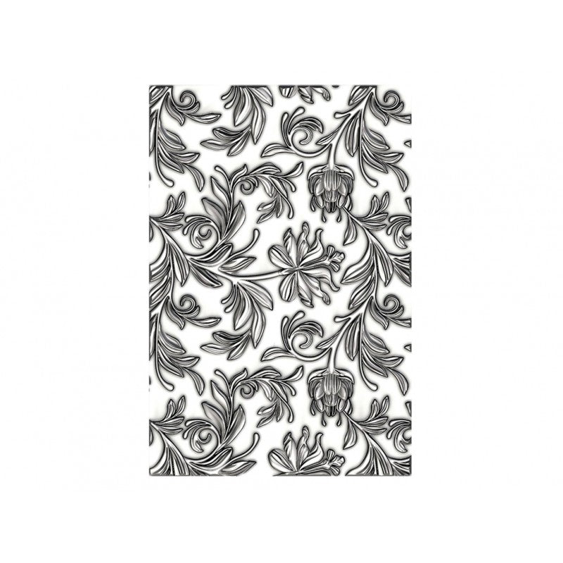 SIZ 665631 - Textura Embossing - Pasta de relevo 3D Sizzix Mini Botânico by Tim Holtz,