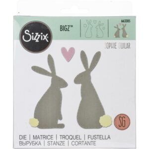 Sizzix 663305 - Coelhos - Bigz Metal Die Cut