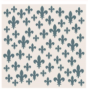 ST001 – Stencil  – Losango, Hexágonos, Flor de Lis