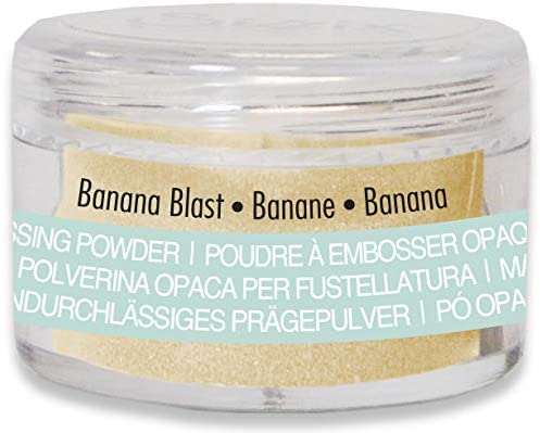 Sizzix 664277 -Pó de Embossing Sizzix Opaco Banana Blast 12g