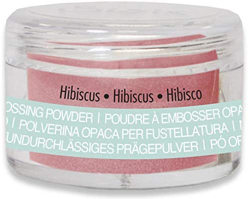 Sizzix 664278- Pó de Embossing Sizzix Opaco Hibiscus 12g