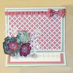 TX003 - Textura - Fundo Cartão Decorativo - Metal Die Cut