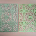 TX007 - Textura - Fundo Cartão Decorativo - Metal Die Cut