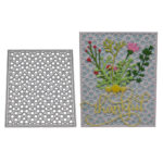 TX008 - Textura - Fundo Cartão Decorativo - Metal Die Cut