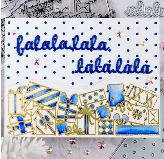 TX010 - Textura - Fundo Cartão Decorativo Bolinhas - Metal Die Cut