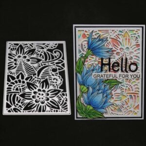 TX019 - Textura - Fundo Cartão Decorativo - Metal Die Cut