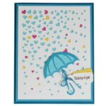 TX023 - Textura - Fundo Cartão Decorativo Coração - Metal Die Cut