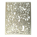TX024 - Textura - Fundo Cartão Decorativo Rosas - Metal Die Cut