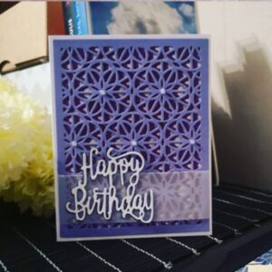 TX026 - Textura - Fundo Cartão Decorativo - Metal Die Cut