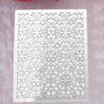 TX026 - Textura - Fundo Cartão Decorativo - Metal Die Cut