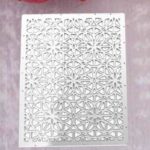 TX026 - Textura - Fundo Cartão Decorativo - Metal Die Cut