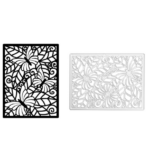 TX038 - Textura - Fundo Cartão Decorativo Borboleta - Metal Die Cut