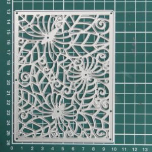 TX038 - Textura - Fundo Cartão Decorativo Borboleta - Metal Die Cut