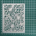 TX040 - Textura - Fundo Cartão Decorativo Borboletas - Metal Die Cut