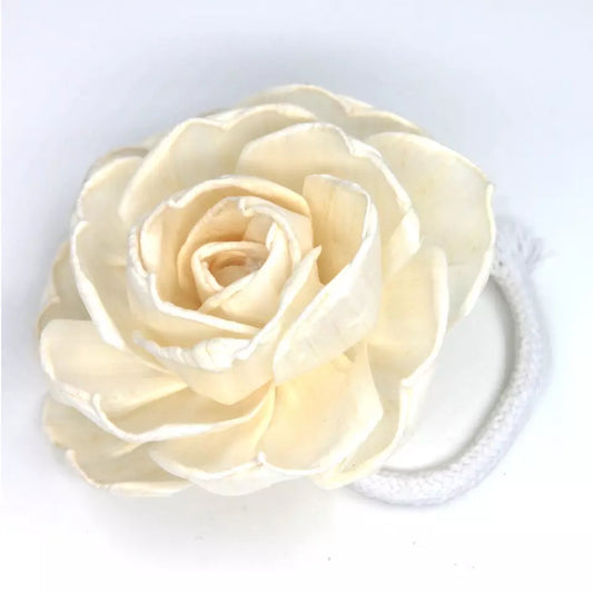 Flor Rosa com pavio para Difusor