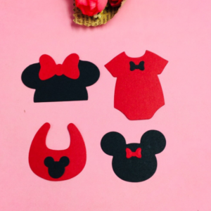 WD015 - Minnie Mouse - Roupa - Metal Die Cut