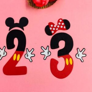 WD037 - Mickey & Minnie Mouse - Acessórios - Metal Die Cut
