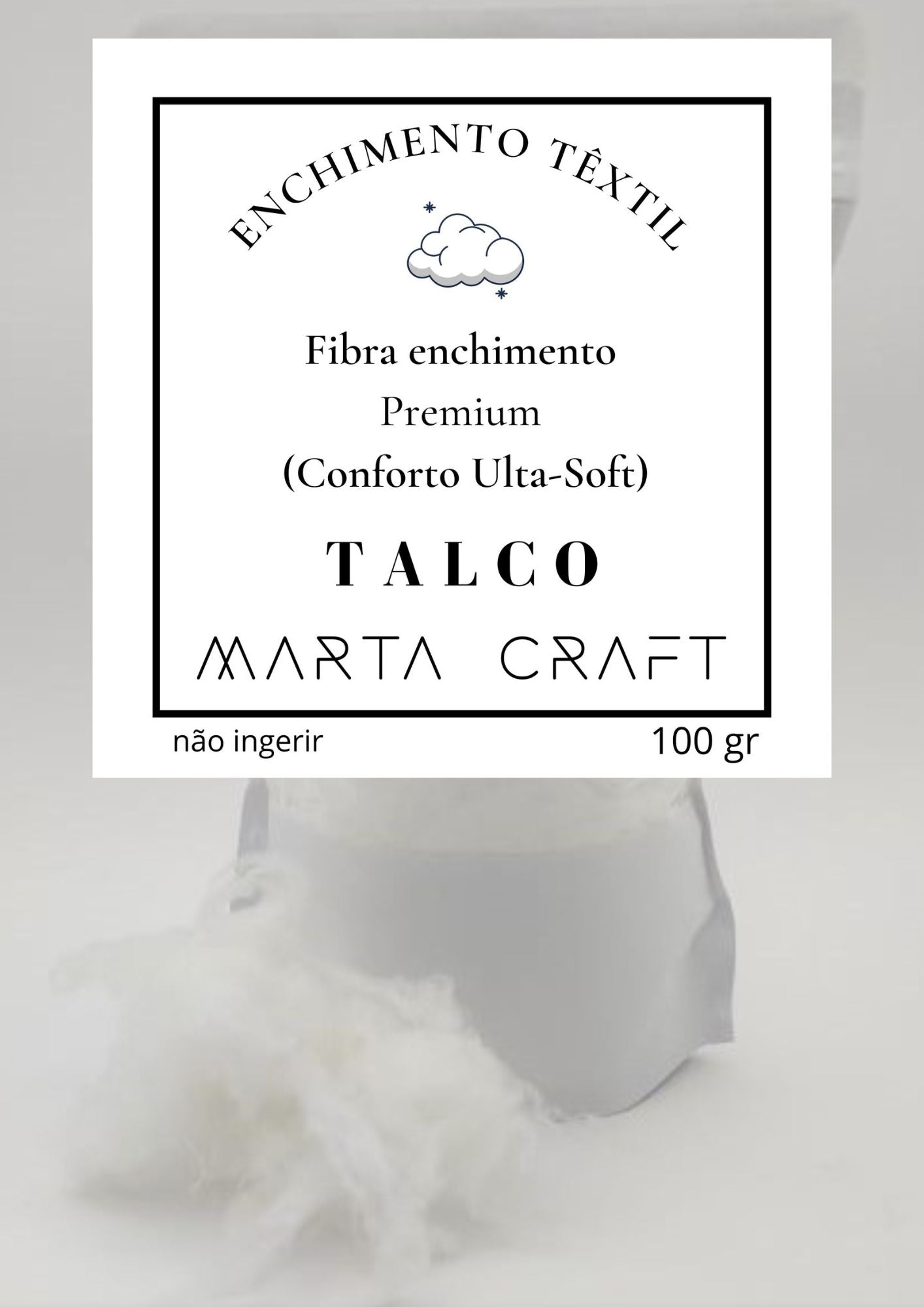 Enchimento Têxtil Fibra Perfumado - TALCO